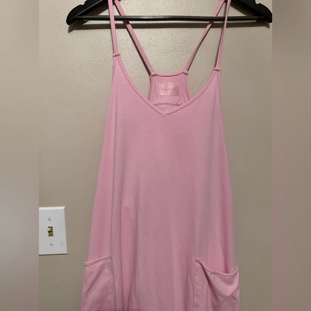 FP Movement by Free People Hot Shot Onesie Bubblegum Pink size XS - Picture 5 of 5